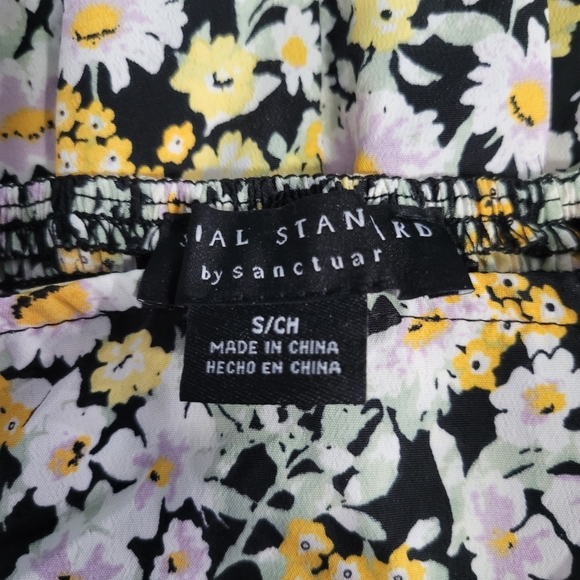 Social Standard By Sanctuary  Women's Size Small Tiered Sundress Smocked Back - Picture 3 of 9